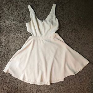 White flowy dress